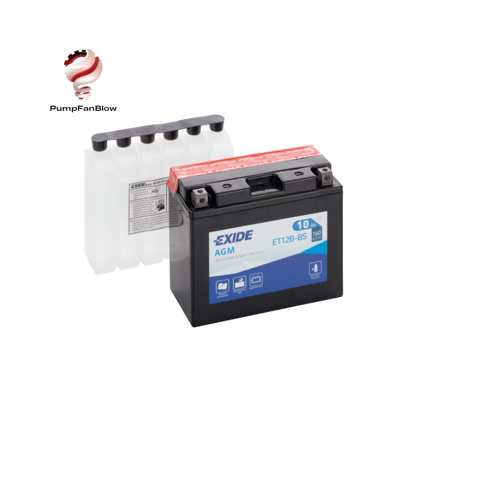 ET12B-BS Exide AGM MC (dry) Exide GNB VietNam